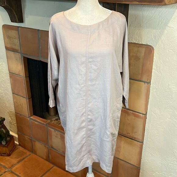 Aritzia Wilfred “linen-like” Tan Tunic/Mini Dress, XXS! - Picture 1 of 10
